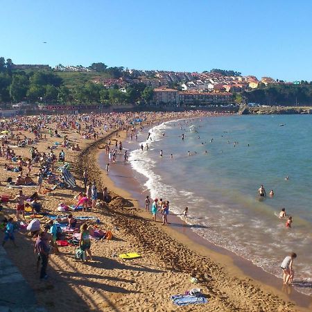 Precioso Apartamento En Luanco Junto A La Playa Kültér fotó
