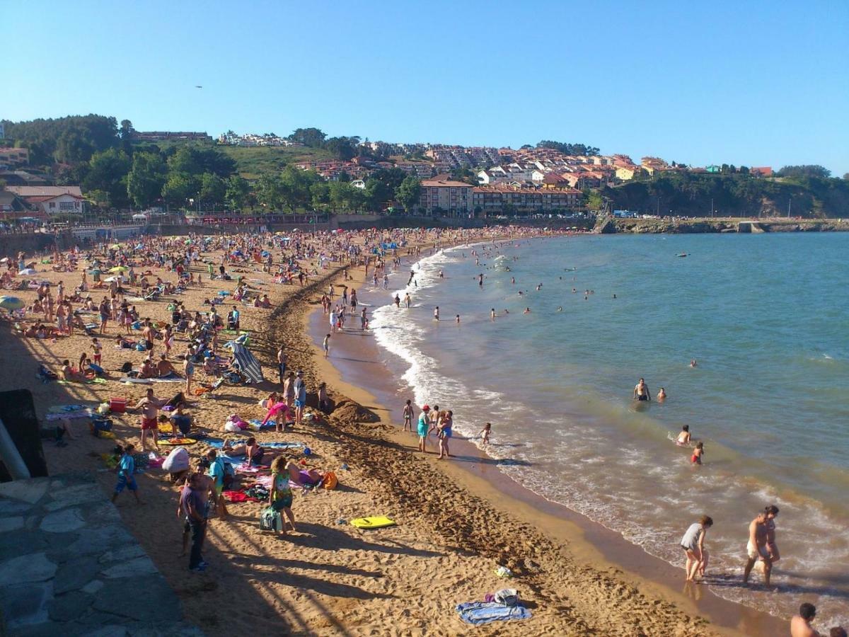 Precioso Apartamento En Luanco Junto A La Playa Kültér fotó